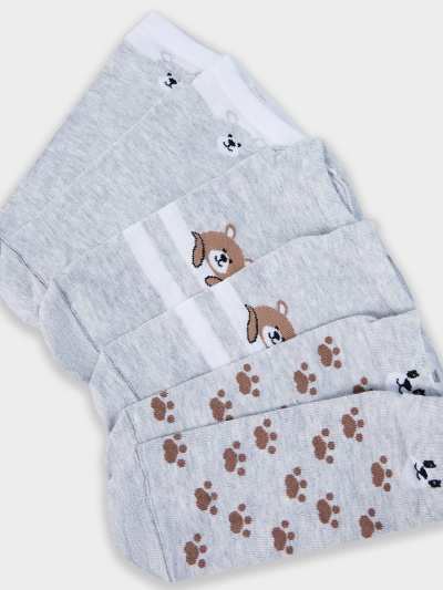 Носки Mark Formelle 406A-3178/B5-253406A св.серый_меланж_3_рис.3178 - фото 4