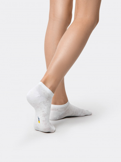 Носки Mark Formelle 406K-2386/B4-23406K белый_рис.2386 - фото 3