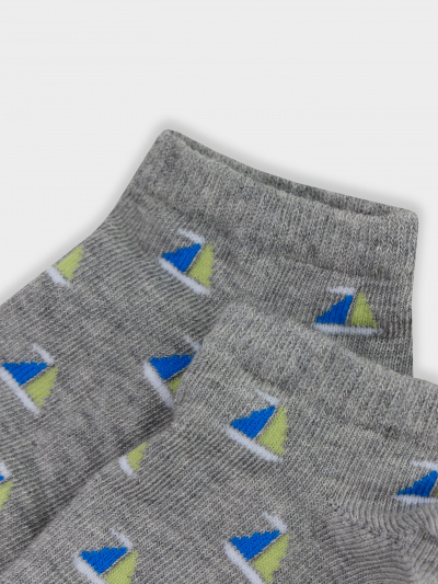 Носки Mark Formelle 406K-2784/B3-24406K серый_меланж_рис.2784 - фото 1