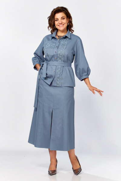 Блуза, юбка ZigzagStyle 607 - фото 5