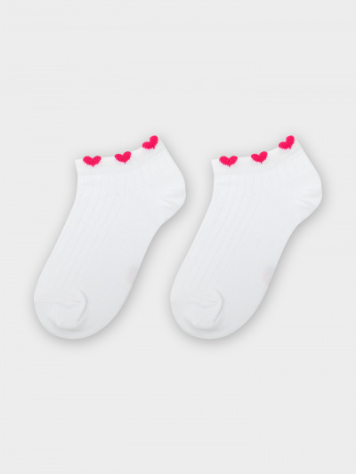 Носки Mark Formelle 406K-3191/B3-25406K белый_малиновый_рис.3191 - фото 2