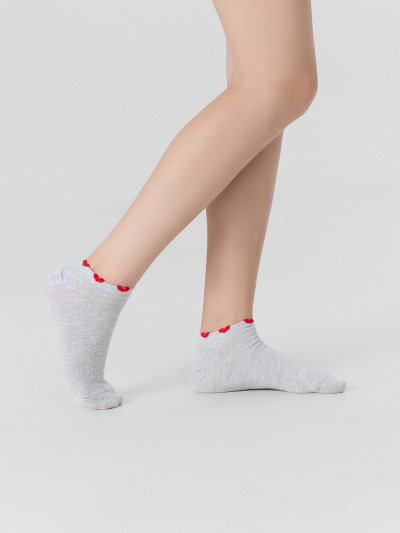 Носки Mark Formelle 406K-3191/B5-25406K св.серый_меланж_рис.3191 - фото 3