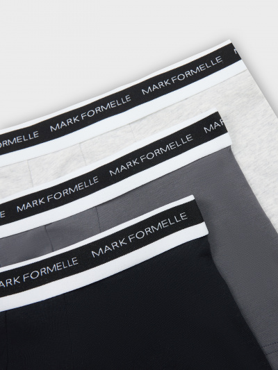 Трусы Mark Formelle 411124-3/25-5138Б-5 серый_меланж_4306А_графит_черный - фото 3