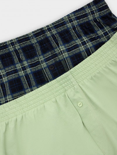 Трусы Mark Formelle 411152-2/25-5140П-0 клетка_на_черном_св.зеленый - фото 2