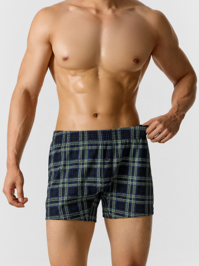 Трусы Mark Formelle 411152-2/25-5140П-0 клетка_на_черном_св.зеленый - фото 1