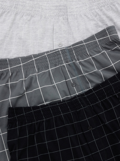 Трусы Mark Formelle 411152-3/25-5171П-0 клетка_на_сером_меланже_клетка_на_т.сером_клетка_н - фото 3