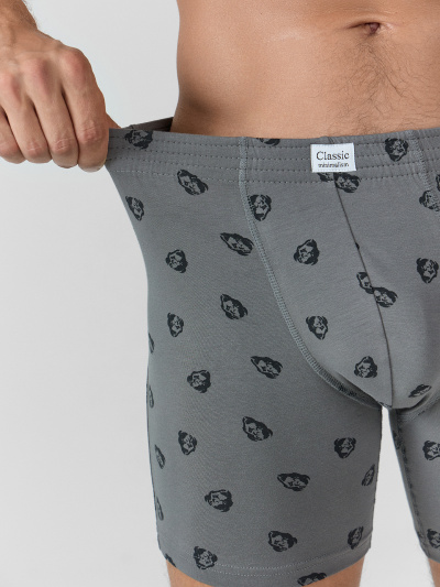 Трусы Mark Formelle 411155/24-4074П-5 зубры_на_т.сером_декор - фото 4