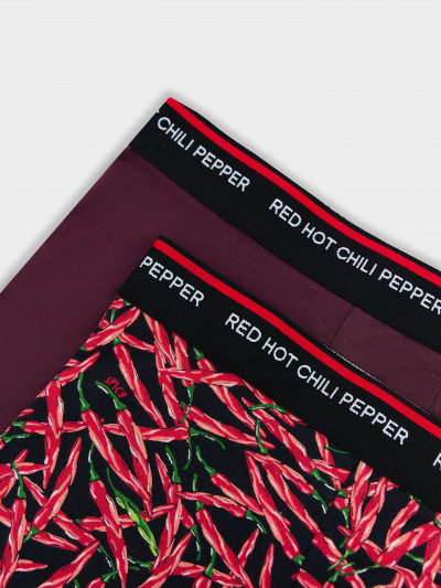 Трусы Mark Formelle 411215-2/25-5145П-5 винный_перчики_на_черном - фото 4