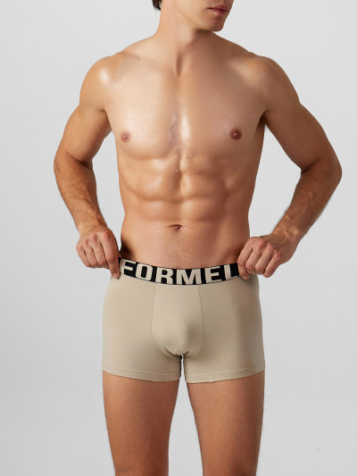 Трусы Mark Formelle 411228-2/25-5164П-5 бежевый_мечи_на_коричневом - фото 4