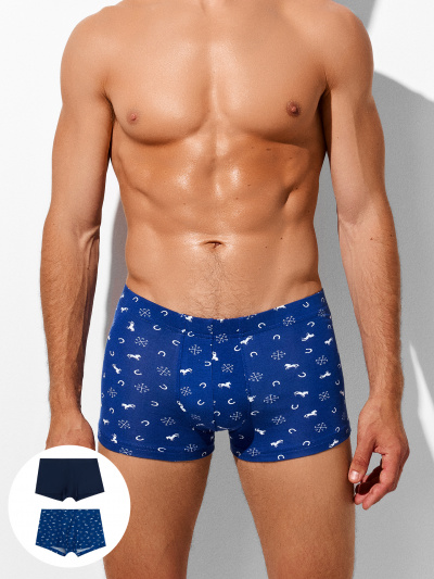 Трусы Mark Formelle 411229-2/25-5165П-5 лого_на_синем_т.синий - фото 1