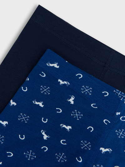 Трусы Mark Formelle 411229-2/25-5165П-5 лого_на_синем_т.синий - фото 3