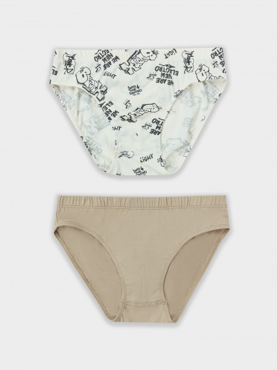Трусы Mark Formelle 413351-2/25-36353П-5 бежевый_граффити_на_молочном - фото 1