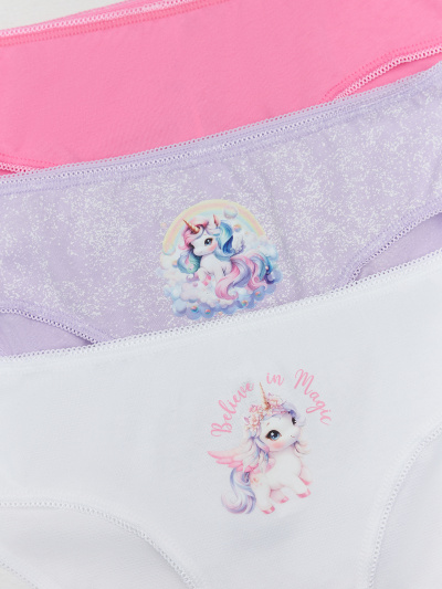 Трусы Mark Formelle 417740-3/25-66-36812П-0 белый_печать5_3_сл_1тр_2тр_ДТФ_пер_3тр_ДТФ_спи - фото 3