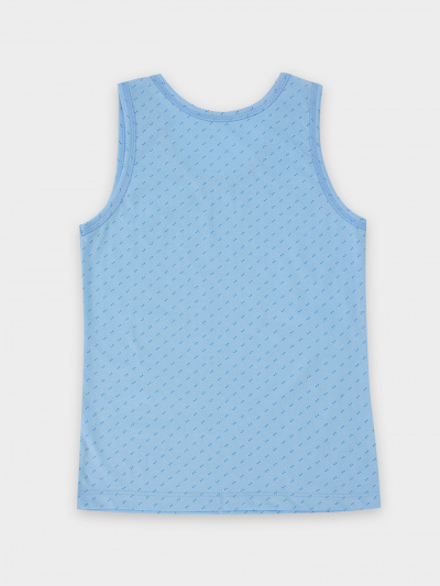 Майка Mark Formelle 423345/24-33449П-0 синие_точки_на_голубом - фото 1