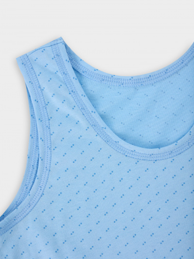 Майка Mark Formelle 423345/24-33450П-0 синие_точки_на_голубом - фото 2