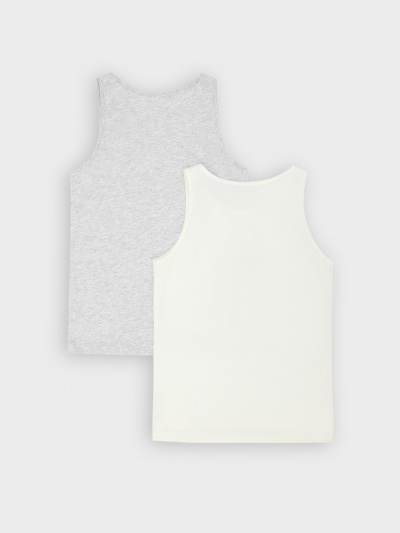 Топ Mark Formelle 427739-2/1/25-37256П-0 св.молочный_серый_меланж_43606_А_печать_3_сл_1и - фото 3