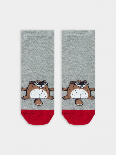 Носки Mark Formelle 430K-1351/B4-21430K-2 серый_меланж_рис.1351 - фото 1