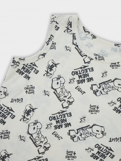 Майка, трусы Mark Formelle 443002/25-37066ПП-0 граффити_на_молочном - фото 3