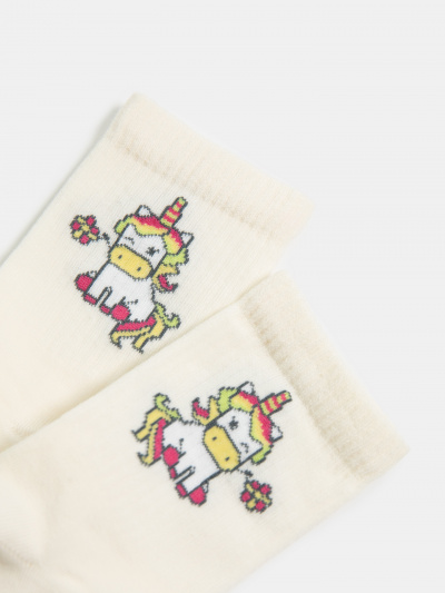 Носки Mark Formelle 444K-2380/B4-23444K молочный_рис.2380 - фото 4