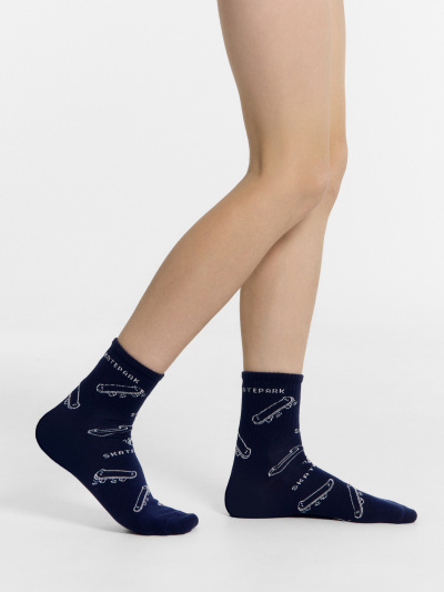 Носки Mark Formelle 444K-2709/B3-24444K т.синий_рис.2709 - фото 2