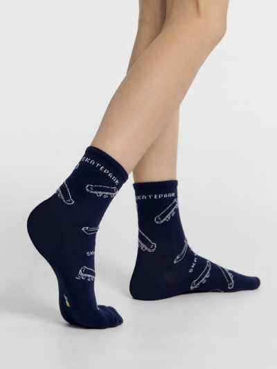 Носки Mark Formelle 444K-2709/B4-24444K т.синий_рис.2709 - фото 3