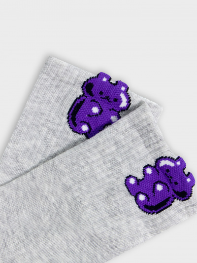 Носки Mark Formelle 444K-2845/B4-24444K св.серый_меланж_рис.2845 - фото 4