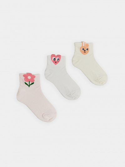 Носки Mark Formelle 452A-2771/B4-243452A зефирный_белый_молочный_рис.2771 - фото 2