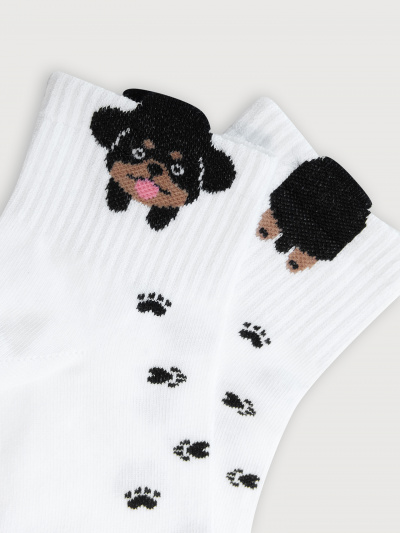 Носки Mark Formelle 452K-2783/B3-24452K белый_рис.2783 - фото 4