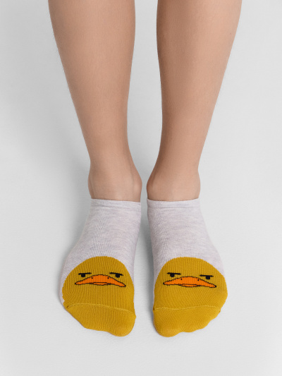 Носки Mark Formelle 453A-3199/B5-253453A сер.мел_молочный_св.сер.мел_рис.3199 - фото 3