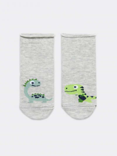 Носки Mark Formelle 457K-2322/B1-23457K св.серый_меланж_рис.2322 - фото 3