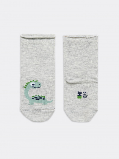 Носки Mark Formelle 457K-2322/B1-23457K св.серый_меланж_рис.2322 - фото 1