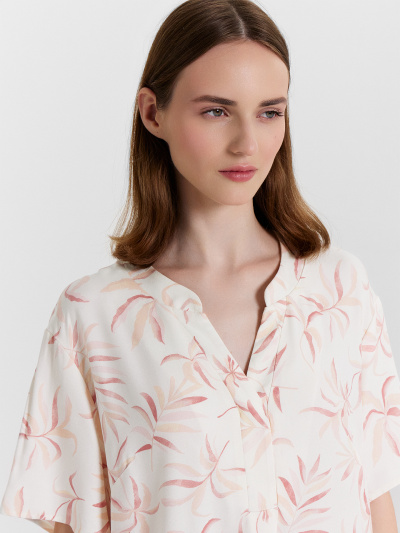 Туника Mark Formelle 512083/24-26179ПП-9 листики_на_молочном - фото 3