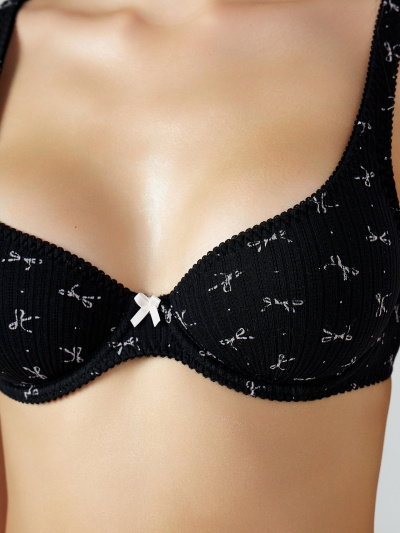 Бюстгальтер Mark Formelle 512593/24-ФЧ33684Ц-1 бантики_на_черном - фото 6
