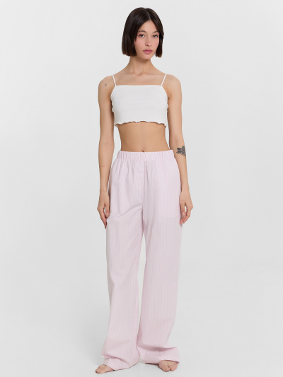 Брюки Mark Formelle 532524/25-34940ПП-9 бело_лиловые_полосы_на_розовом_облаке - фото 3