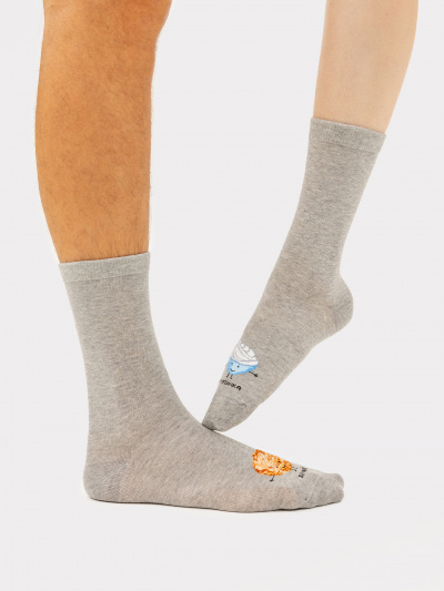 Носки Mark Formelle 550U-2717/23550U серый_меланж_рис.2717 - фото 1