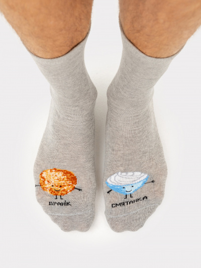 Носки Mark Formelle 550U-2717/23550U серый_меланж_рис.2717 - фото 3