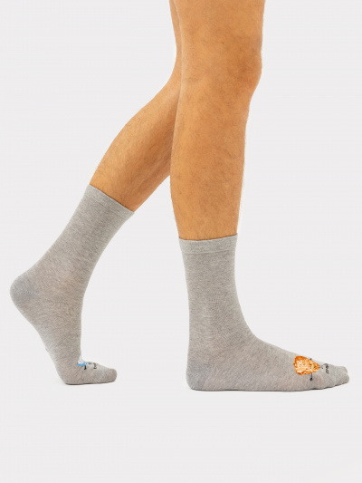 Носки Mark Formelle 550U-2717/23550U серый_меланж_рис.2717 - фото 2