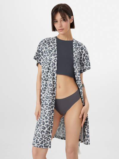 Халат Mark Formelle 552259/1/25-35845ПП-0 серый_леопард - фото 5