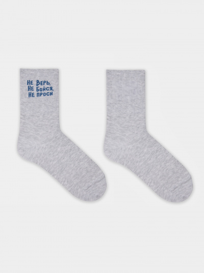 Носки Mark Formelle 559U-3236/25559U св.серый_меланж_рис.3236 - фото 1