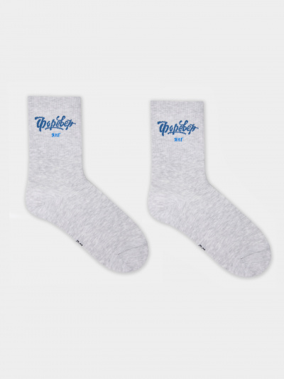 Носки Mark Formelle 559U-3285/25559U св.серый_меланж_рис.3285 - фото 2