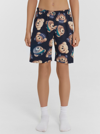 Футболка, шорты Mark Formelle 563318/24-28602ПП-0 черный_мишки_на_неви_3_сл_на_пол - фото 5