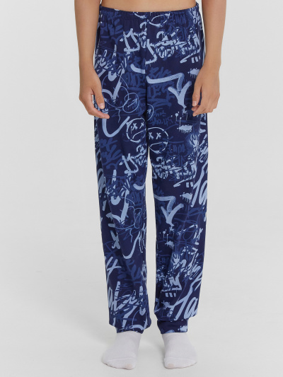 Брюки, футболка Mark Formelle 563321-1/24-26177ПП-0 граффити_на_т.синем - фото 6