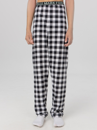 Брюки, футболка Mark Formelle 563335/25-34504ПП-0 белый_чб_клетка_3_сл_на_пол - фото 3