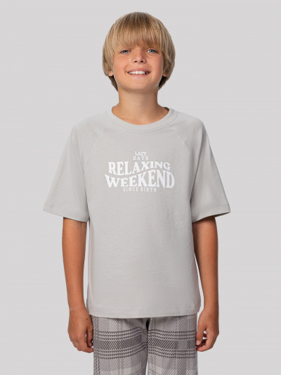 Брюки, футболка Mark Formelle 563335/25-34505ПП-0 мрамор_серая_клетка_2_сл_на_пол - фото 2