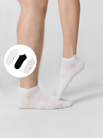 Носки Mark Formelle 563UA-3244/253563UA-1 белый_молочный_черный_рис.3244 - фото 1