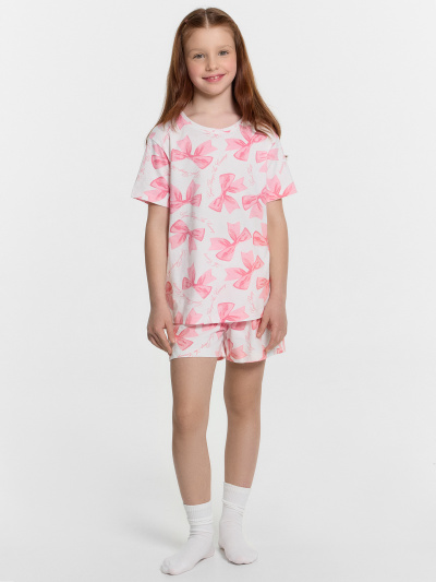 Футболка, шорты Mark Formelle 567727/25-35242ПП-0 бантики_на_белом - фото 1