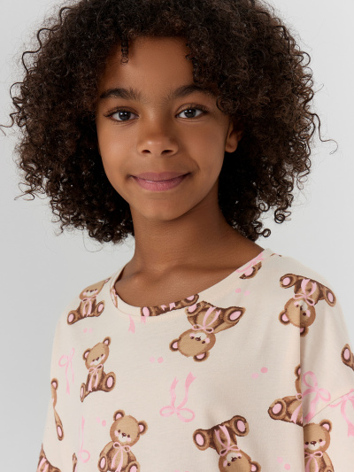 Сорочка Mark Formelle 577717/24-33125ПП-0 мишки_на_пудровом - фото 4