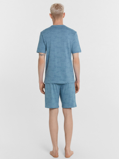 Футболка, шорты Mark Formelle 591044/24-3828ПП-0 варка_серо_голубой_печать_3_сл_на_пол - фото 3