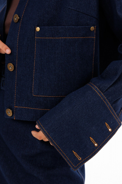 Блуза EOLA 2920 темно-синий - фото 15