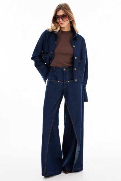 Блуза EOLA 2920.1 темно-синий - фото 10